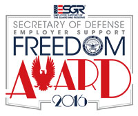 Alaska Airlines was presented with the 2016 Secretary of Defense Employer Support Freedom Award. Click enter to read more.