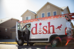 Dish Van and Technician on Location