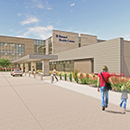 Rendering of new Banner Health Center in Glendale, Ariz.