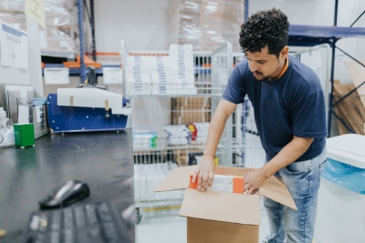 Our approach to sustainable packaging includes reducing the amount of material we use and improving recyclability. 