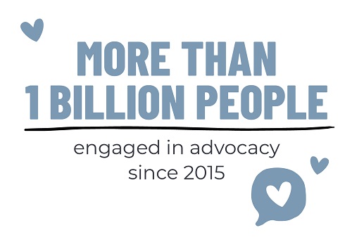 Since 2015, we've engaged more than 1 billion people